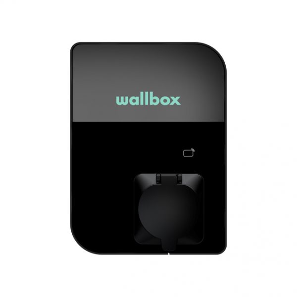 Wallbox Copper SB black ev charger